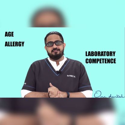 Picture of Material selection 6: Age, allergy and laboratory competence