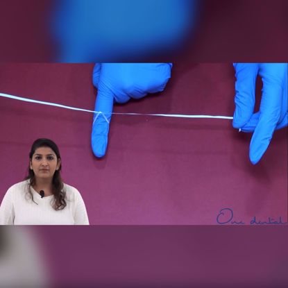 Picture of How to make floss ties